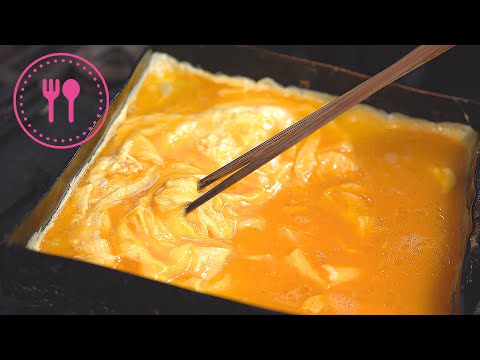 HOW TO MAKE JAPANESE OMELET: ARTISANSHIP of a long standing SUKIYAKI restaurant