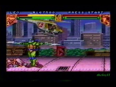 TMNT: Tournament Fighters - (Leonardo) Final Boss Battle vs. Karai & finale