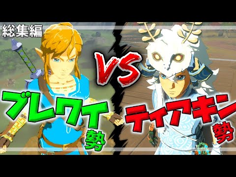 【総集編】ブレワイとティアキンプレイヤーの違い【ティアーズオブザキングダム】【ブレワイ】