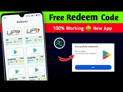 New Redeem Code App 2024 | Free Redeem Code App | Redeem Code App | Google Play Redeem Code App