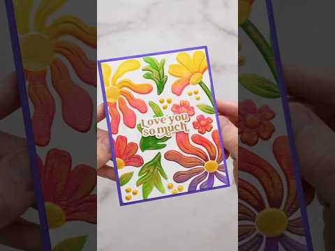 Easy DIY Greeting Card!🤯 ASMR Crafting #asmr #asmrsounds #craft #diy