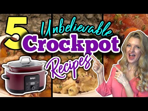 5 Unbelievable CROCKPOT RECIPES You Will LOVE! | Dump & Go CROCKPOT DINNERS that are AMAZING!