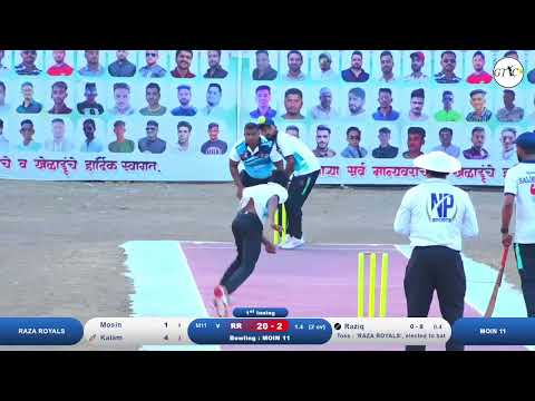 MOIN 11 VS  RAZA ROYALS MATCH AT  मुस्लिम प्रिमीयर लिग ( कासार वडवली ) 2024