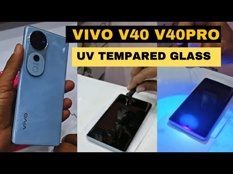 Vivo V40 V40 Pro Tempared Glass Installation VIvo V40 Screen Protector Tempared Glass