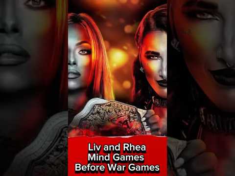 Liv Morgan and Rhea Ripley Mind games before war games #livmorgan #rhearipley #shorts #wwewrestler