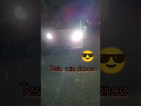 Tesla Model Y- CRAZY RAIN DANCE!!!