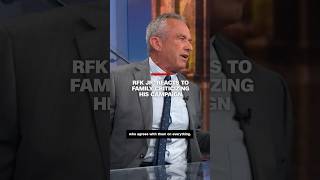 RFK Jr. reacts to family criticizing his campaign