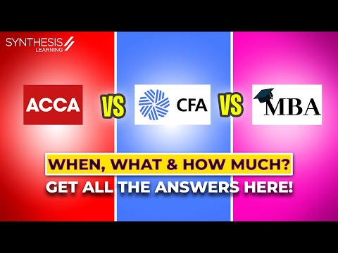 #ACCA vs #CFA vs #MBA: Which is Right for You?  #FinanceCareers