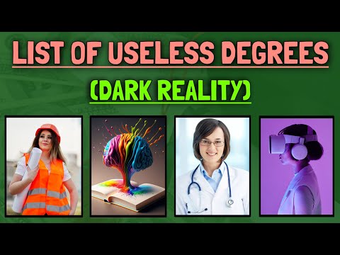 List of Useless Degrees (Dark Reality) | Perfect info