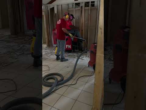 Home Reno Continues | Removing Tile And Thin-set