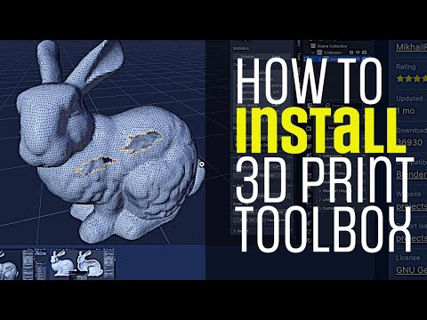 Install 3D Print Toolbox Add-On in Blender 4.2