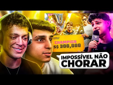 Nobru e Cerol se emocionaram reagindo ao meu vídeo! Trajetória do Fluxo no Mundial