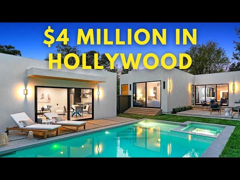 What You can BUY for $4 MILLION in HOLLYWOOD! Modern Contemporary & Organic Living.