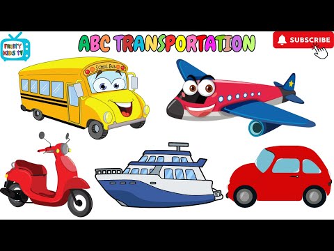 ABC Transportation | Learn Letters & Sounds for Kids | Phonics on the Go A to Z