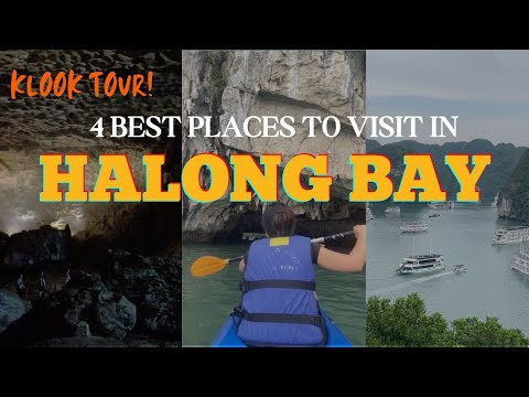 4 Best Places to Visit in Halong Bay |Klook Tour Halong Bay | Sung Sot Cave, Han Luon, Ti Top Island