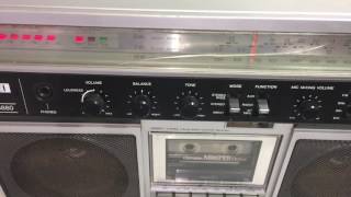 SANKEI TCR-8880 Radio Cassette Boombox with AUX Input