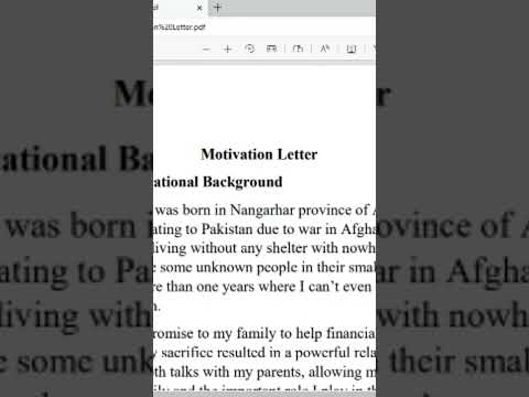 How to write a Motivation letter for scholarship?