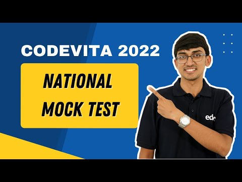 TCS CodeVita National Mock Test | Edyst | Aneeq