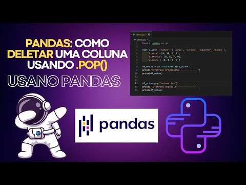 Pandas: Como Deletar uma Coluna usando .pop()