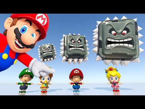 Baby Mario and Friends- Fun Experiments!! 🙃