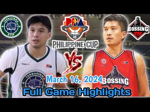 TERRAFIRMA vs BLACKWATER Full Game Highlights | PBA Philippine Cup 2024 | Pba Live #PBAAngatAngLaban