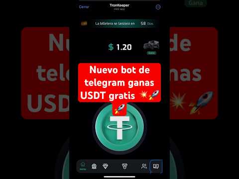 🚨NUEVO BOT DE TELEGRAM GANAS USDT GRATIS💥🔥 #bot #telegrambot #telegram #crypto #bitcoin