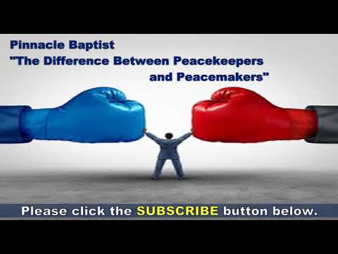 PBC   The Difference Between Peacekeepers and Peacemakers (Reloaded)