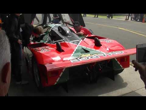 WTAC 2014 - Mazda 767B idling in the pits