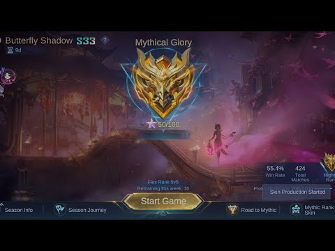 (Replay) Last match before hitting Mythical Glory (Rank).