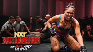 Lola Vice knocks out Shayna Baszler: NXT Battleground 2024 highlights