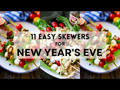 11 Easy Skewers for New Year’s Eve Party   #sharpaspirant