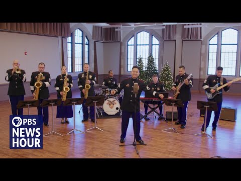 U.S. military services musicians perform Christmas classic 'Jingle Bells'