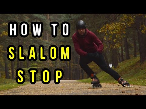 How to SLALOM STOP - Rollerblade Basics Ep 7