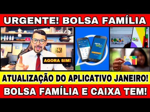 ATUALIZAÇÃO DOS APLICATIVOS BOLSA FAMÍLIA E CAIXA TEM JANEIRO DE 2025! VEJA COMO CONSULTAR!