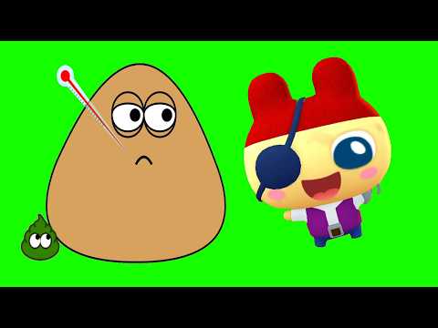 Pou y sus amigos Tamagotchis - Pou conoce a un nuevo tamagotchi. Juego completo.