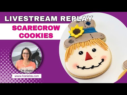 Scarecrow Cookies - Live Cookie Decorating |Episode 229|