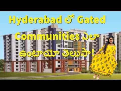 My Gated Community Tour|Hyderabad Gated Communities||Community style living