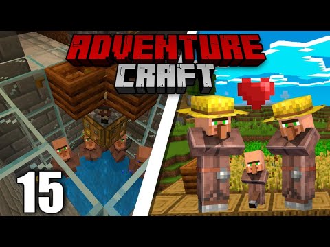 Fiz a Melhor Farm de Villager do Minecraft PE - Adventure Craft #15