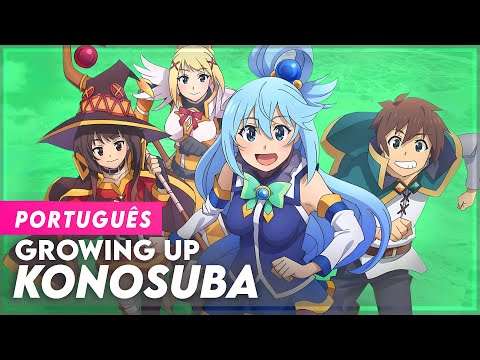 GROWING UP - KONOSUBA! SEASON 3 OPENING IN PORTUGUESE | KONOSUBA OPENING 3/OP3 | LYRICS