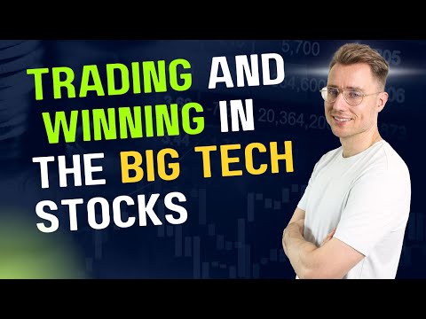 Trading the big tech stocks and winning!