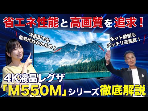 【省エネ性能と高画質を追求】4K液晶レグザ「M550Mシリーズ」徹底解説