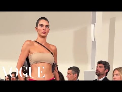 Kendall Jenner Walks the Alaïa Runway In NYC