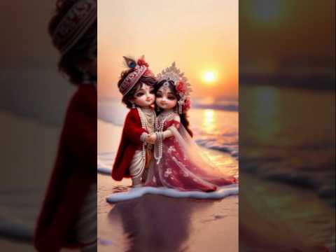 Radha Krishna cute beautiful morning whatsapp status ❤️😍|#status#shorts#trending #viral#ram #radha