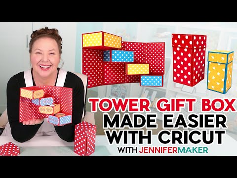 DIY Paper Tower Gift Box or Organizer | Perfect Creases For Moving Projects!