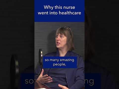 Why this nurse chose to work in healthcare #shorts