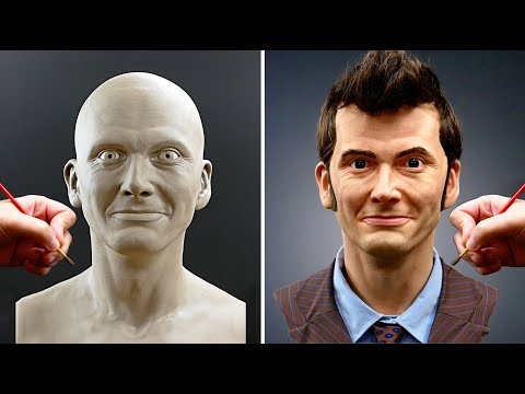 Sculpting The Tenth Doctor  -  Doctor Who