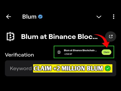 Blum at Binance Blockchain Week Blum Video Code | Blum New Video Code | Blum Listing Date