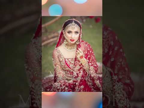 Best Pakistani actress bridal photo shoot #ramshakhan  #shorts #aimankhan #hinaaltaf #minalkhan