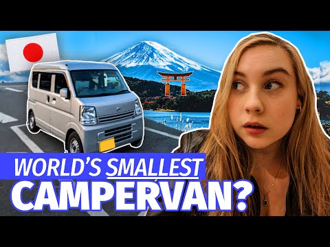 Moving into Japan's Tiniest Campervan | Stealth Camping Tokyo | Travel Day Cancelled Flight