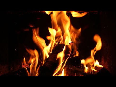 Fireplace Relaxing Music Piano and Guitar Sleeping Healing Soul and Body